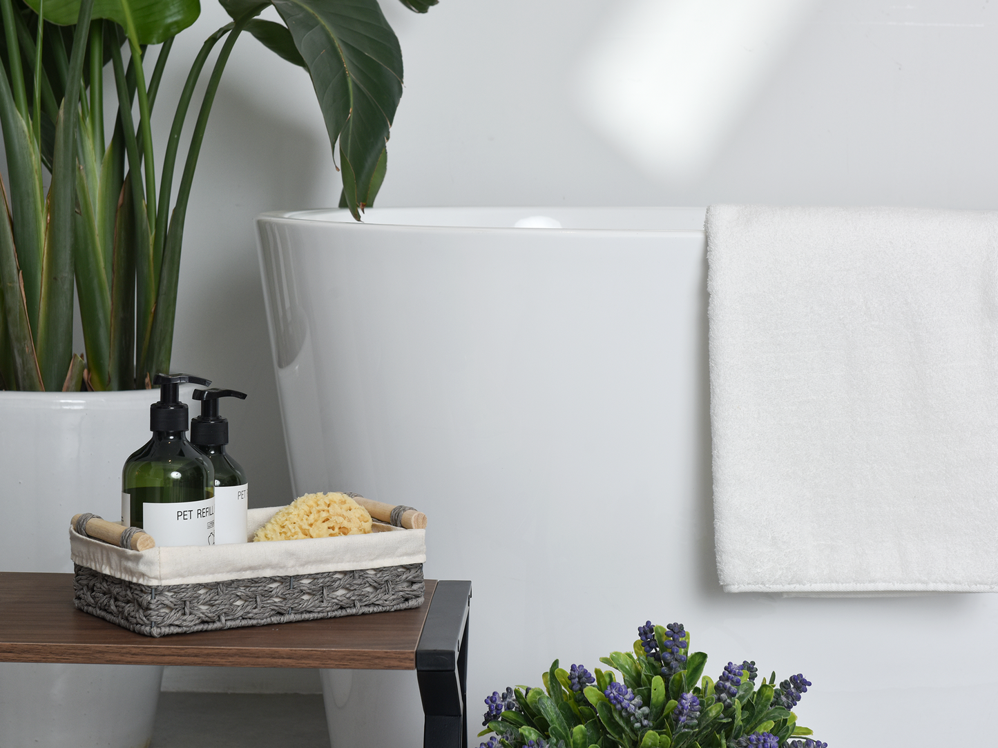 Small Wicker Baskets for Organizing with Natural Fiber Liner