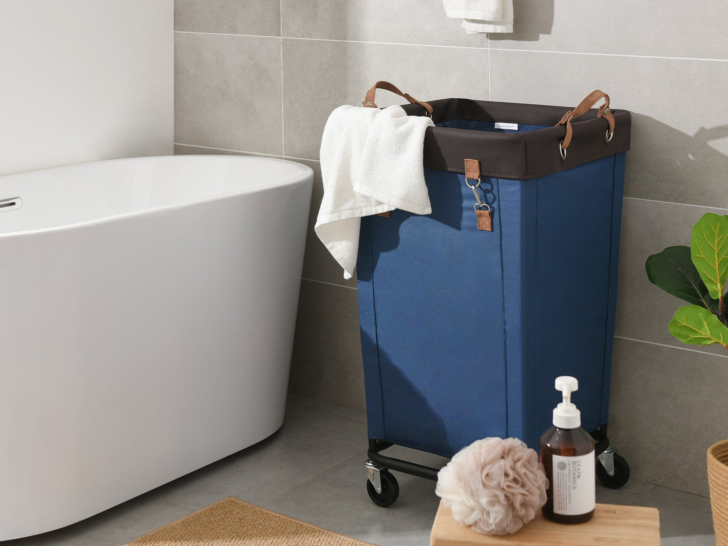 Laundry Basket with Wheels, 1 Pack