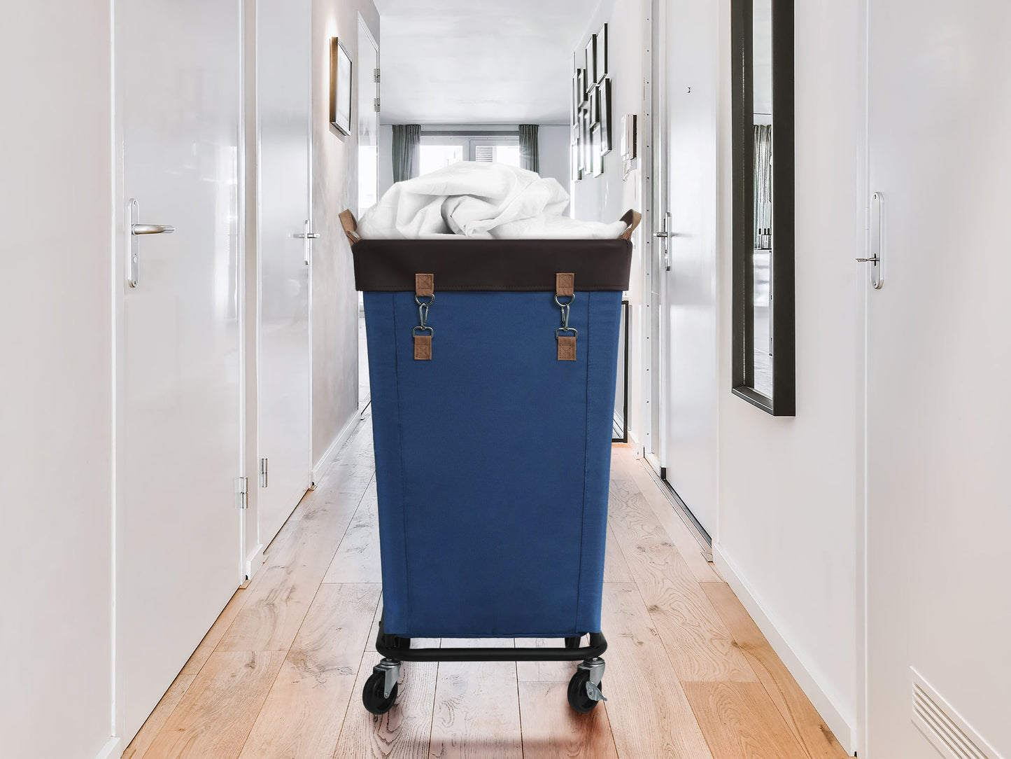Laundry Basket with Wheels, 1 Pack