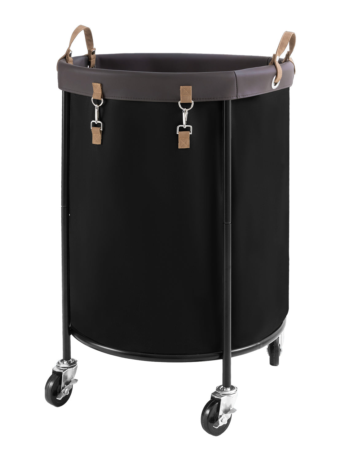 Rolling Laundry Basket, Clothes Hamper with Wheels, 1-Pack